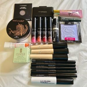 New Makeup Beauty Lot MAC, Clinique, L.A. Colors, Wet n Wild